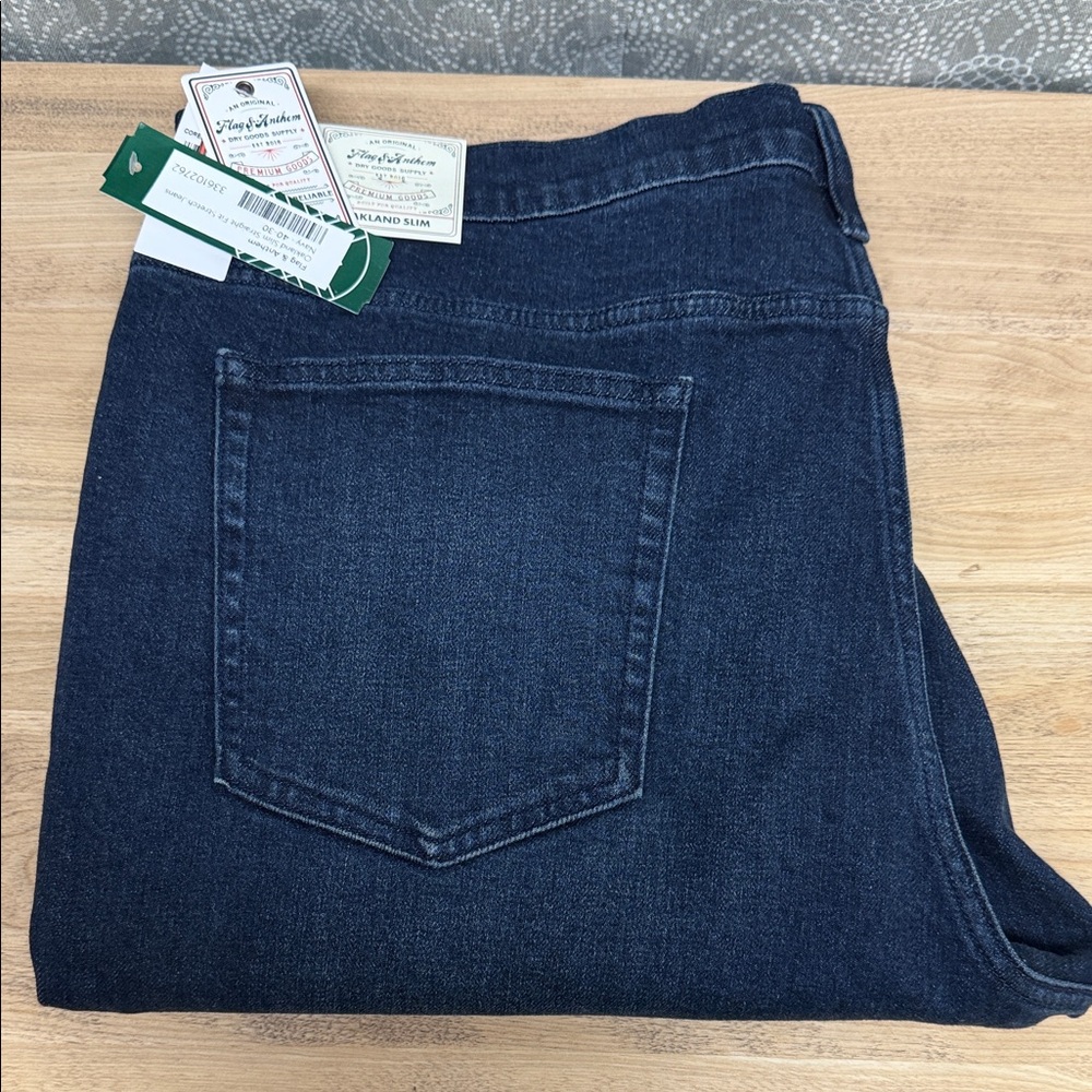Flag & Anthem Men’s Dark Blue Denim Jeans